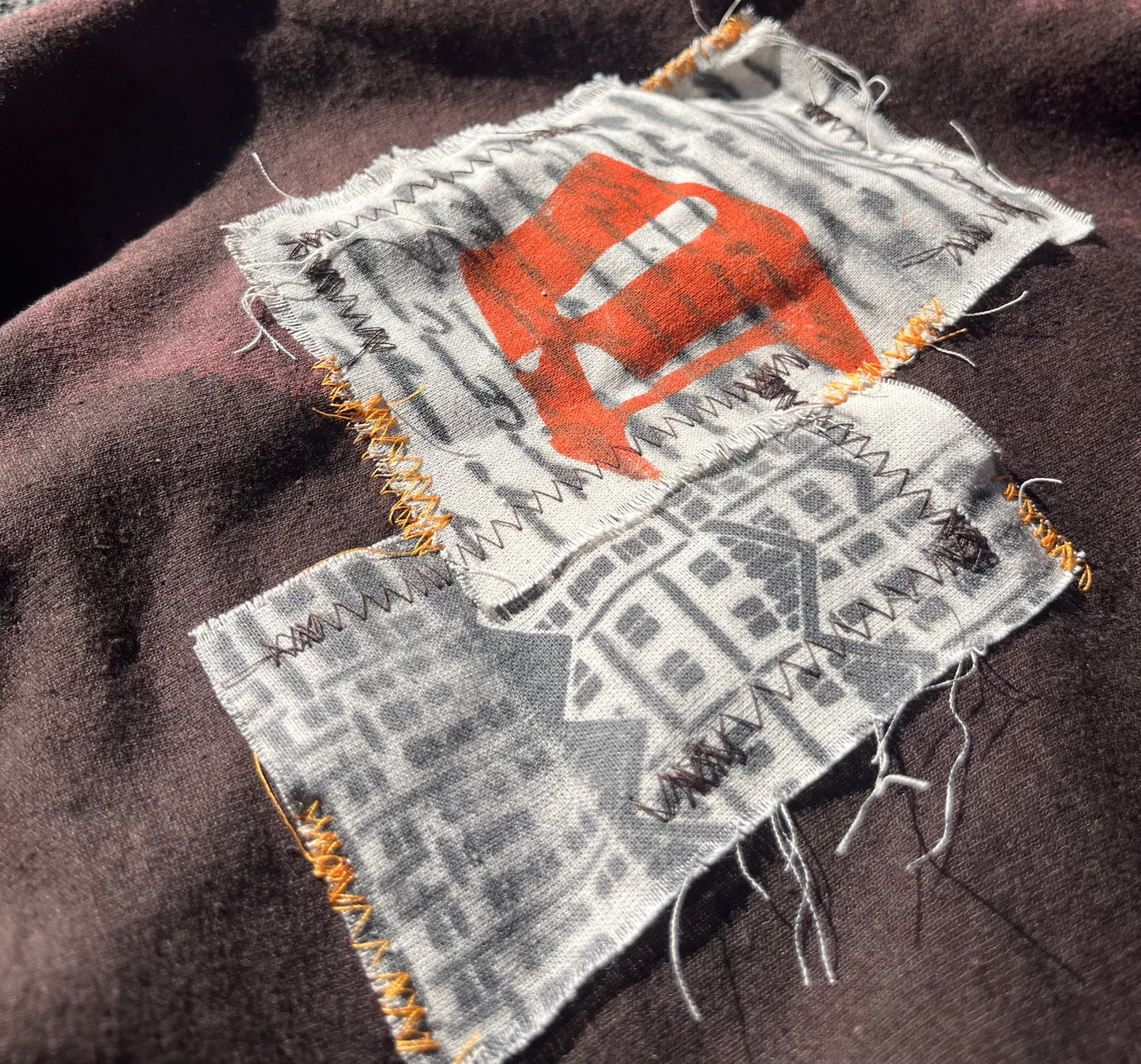 C.S Tie & Dye Hoodie Marron