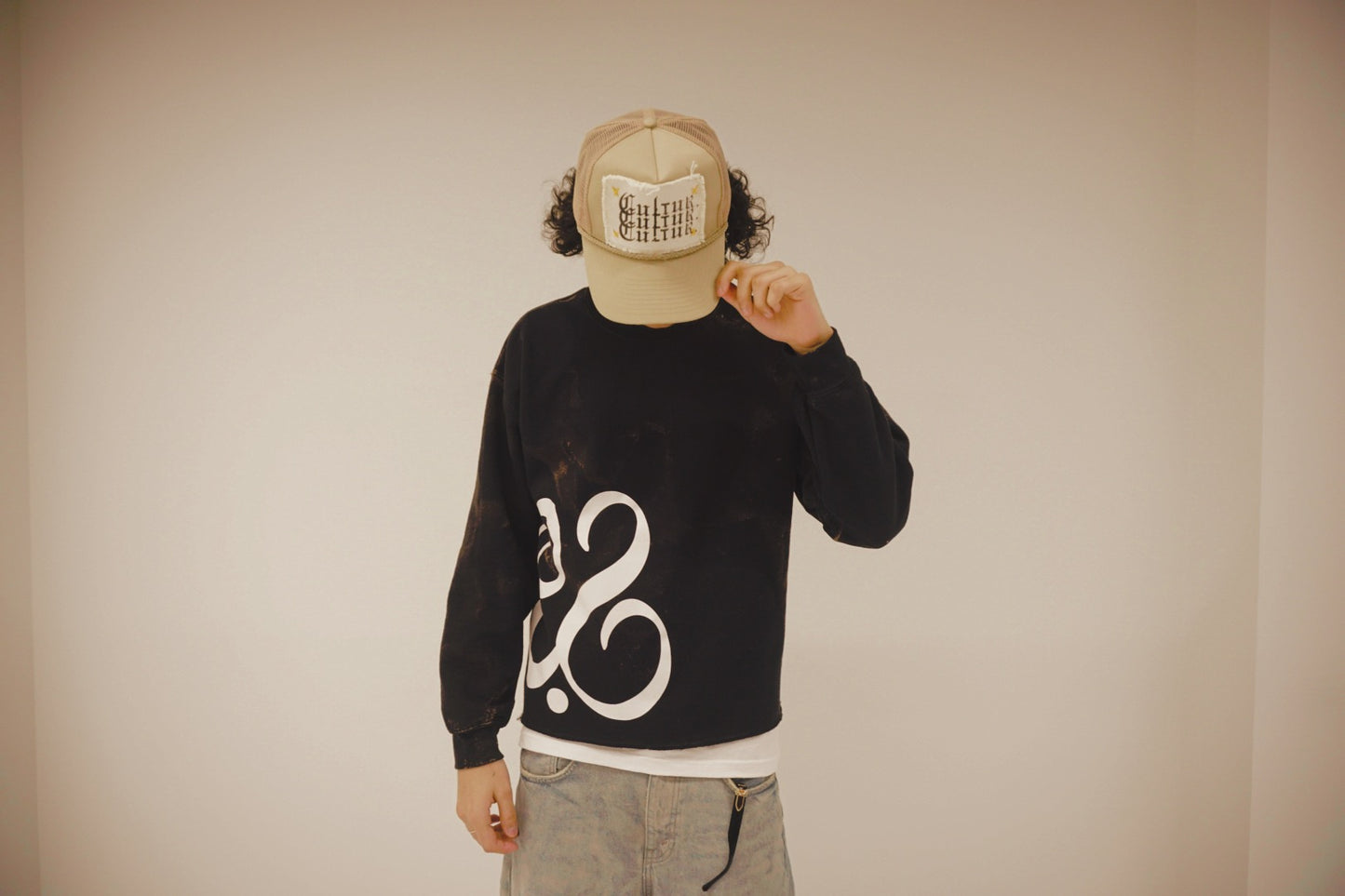 C.S Tie & Dye Crewneck Noir
