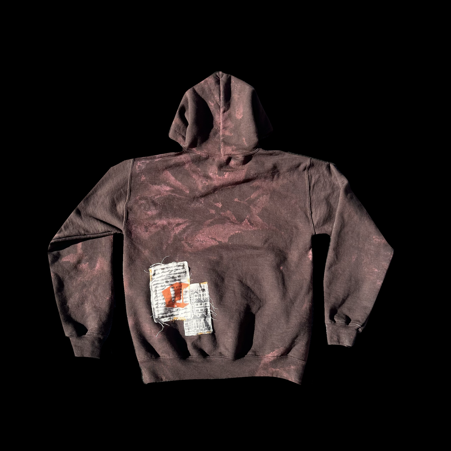 C.S Tie & Dye Hoodie Marron