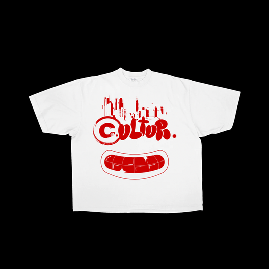 « Smiley » Tee Rouge